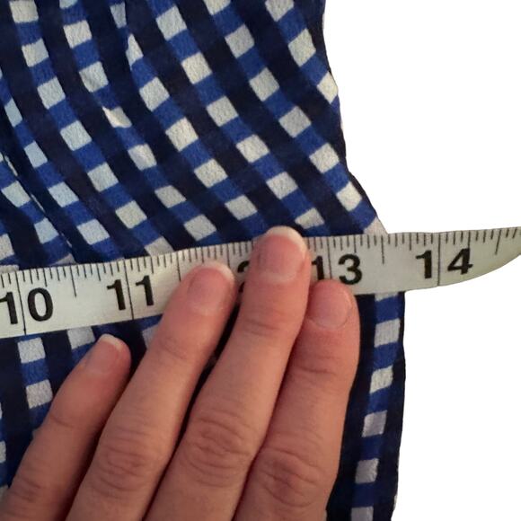 Privacy Please Orchard Romper Elysian Blue Plaid Revolve - Picture 8 of 11